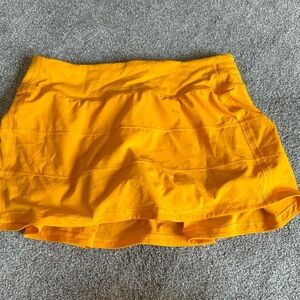 lulu skirt orange